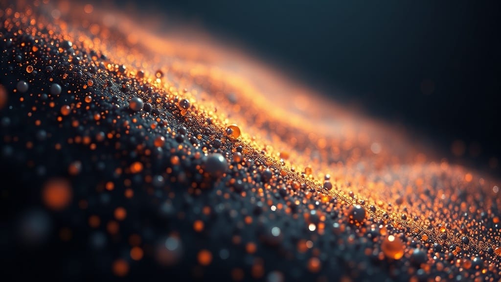A fluctuating field-like background represented as many local modes.